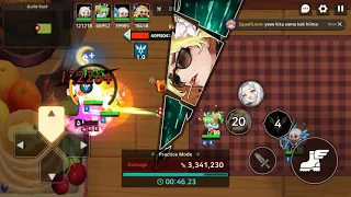 Kama, May, Tinia, Rue2 vs Fairy Water Lv89 [Crypt Of Pharaoh Raid]