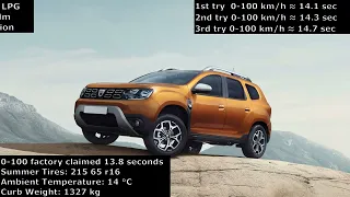 Dacia Duster 1.0 Acceleration