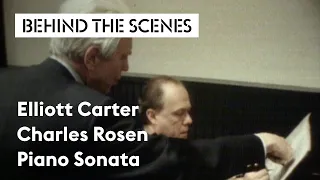 Piano Sonata, Elliott Carter, Charles Rosen, 1982 | Holland Festival Parels