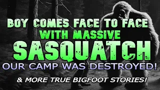 BOY COMES FACE TO FACE WITH MASSIVE SASQUATCH...OUR CAMP WAS DESTROYED! & MORE TRUE BIGFOOT STORIES