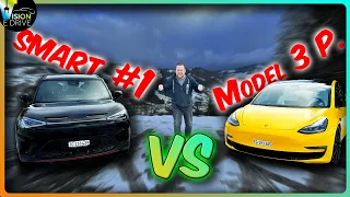 smart vs. Tesla - Wie gut ist der Allrad wirklich im BRABUS?