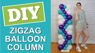 Zigzag Balloon Column