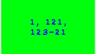 1, 121, 12321 (Pitch-Intervals training)