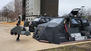 Remy Storm Spotter at the National Storm Chaser Summit. With the TIV2 and Dominator 3.