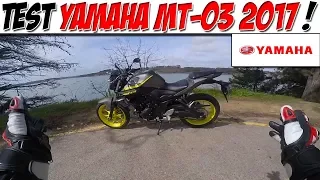 #Moto Vlog 127 : TEST YAMAHA MT-03 2017 / UN BON PETIT ROADSTER !