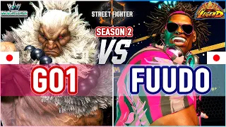 SF6 🔥 Go1 (Akuma) vs Fuudo (Dee Jay) 🔥 SF6 High Level Gameplay