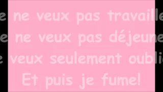 Pink Martini - Je ne veux pas travailler (lyrics)