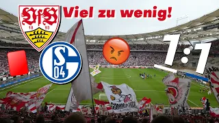 VfB Stuttgart 1:1 FC Schalke 04 | Schwache Leistung & wieder rot... | Stadion Vlog & Realtalk Fazit