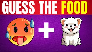 Can You Guess The FOOD by emojis? | 🍕🍩🍔 Emoji Quiz