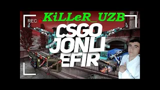 CS GO KiLLeR_UZB qayti FACEIT/MM  o'ynimz O'zbekcha LIVE STREAM UZBEK STRIM JONLI Efir