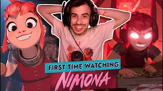 **NIMONA** IS THE QUEER & METAL BEAUTY MY HEART NEEDED! Movie Reacion/First Time Watching/Commentary