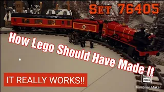 Fully working lego Hogwarts Express Collectors set 76405