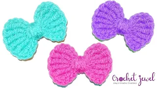 Crochet Simple Bow Tutorial: Easy Step-by-Step Guide for Beginners