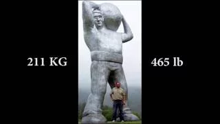 BASQUE STRONG MAN (STONE ATLAS) 211KG / 465LB IÑAKI PERURENA