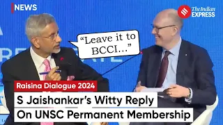 “Leave It To BCCI…” EAM S Jaishankar’s Witty Reply On UNSC Permanent Membership At Raisina Dialogue