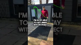 How To Get The Correct Rope Length #skipping #jumprope #jumpingrope #skippingrope #jumpropetutorial