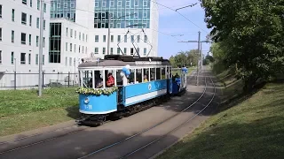 Tram parade in Tallinn