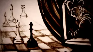 Amazing Sand Art about Chess at Monte-Carlo Amber Championship by Kseniya Simonova