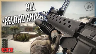Battlefield: Bad Company 2 - All Weapons Reload Animations (With Real Names)