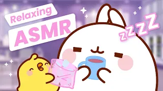 RELAXING ASMR made by a cartoon | Cozy sounds to warm you up 🍵 (sensitive mic)