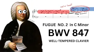 Bach - Fugue No. 2 in C Minor, BWV 847 - Analysis