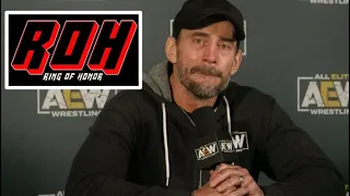 Emotional CM Punk Gives His Thoughts on Tony Khan Buying ROH at AEW Revolution Media Scrum 2022