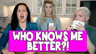 WHICH BFF KNOWS ME BETTER (ft HANNAH & MAMRIE) // Grace Helbig