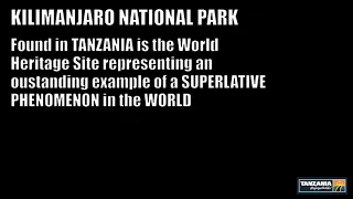 FACTS ABOUT MOUNT KILIMANJARO!
