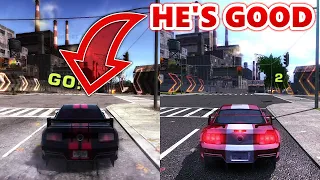 He Challenged Me! Ford Mustang GT Junkman Drag NFSMW