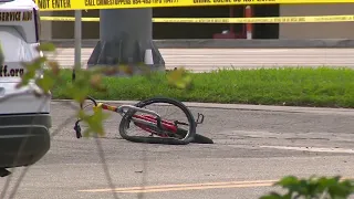 Bicyclist killed after collision with Broward County bucket truck in Lauderdale Lakes