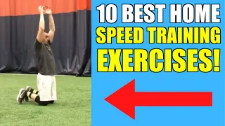 10 EXPLOSIVE Speed & Agility Exercises For All Athletes! (Sets & Reps Included!)