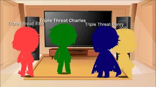 Henry Stickmin: Triple Threat reacts to Escaping the Prison endings and fails part 1. Gacha Club.