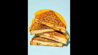 How To Make Cheddar-Crusted Grilled Cheese Sandwiches #Shorts