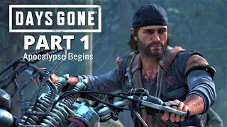 Days Gone (PC) - Let's Play Part 1 - The Zombie Apocalypse Begins