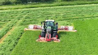 Cut of Grass | *NEW* Fendt 728 vario w/ Pottinger Triples | Fendt 939 w/ Krone Triples | Timmerman