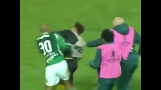 Tapa na cara de uruguaio  (Palmeiras x peñarol ) Felipe Melo