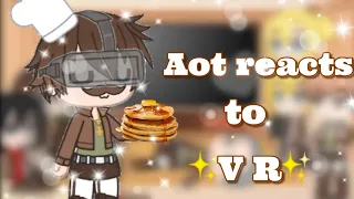 Aot react to VR | part 1 | Credits in the desc.