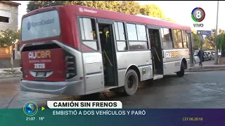 ACCIDENTE CAMION BARRIO OBSERVATORIO