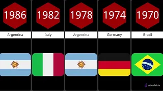 FIFA World Cup winners since 1930 Comparison