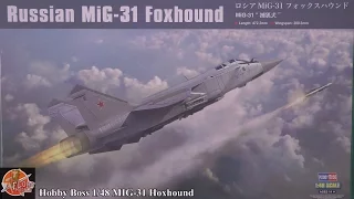 Hobby Boss 1/48th MIG-31 Foxhound review