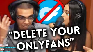 Fresh and Fit Tells Neon Girlfriend to Delete Her OnlyFans Live on Air