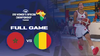 Morocco v Mali | Full Basketball Game | FIBA U16 African Championship Women 2023