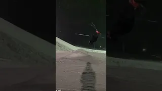 My first tries backflip on skis / Armadaskis