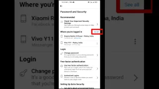 How to logout facebook from all devices || how to logout facebook on other devices #shorts #fb