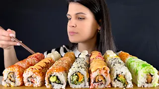 50 PIECES OF SUSHI | MUKBANG | ASMR