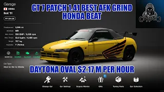 Gran Turismo 7 Update 1.41 - Best AFK Grind Glitch Honda Beat - 2.17 Mil Daytona Grind