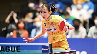 早田ひな vs 木原美悠 Hina Hayata Miyuu Kihara TリーグNojimaCUP2022 2022年8月14日 女子準決勝 第2コート 【卓球 Tリーグ公式】