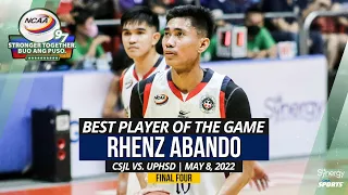 BEST PLAYER OF THE GAME: Rhenz Abando | Letran Knights vs UPHSD Altas (Final Four) | May 8, 2022