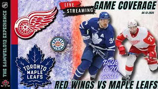 Live: Detroit Red Wings vs. Toronto Maple Leafs LIVE NHL hockey coverage | Leafs Chat