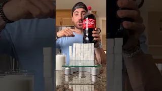 How Much Sugar in 2L of Coca Cola? #shorts